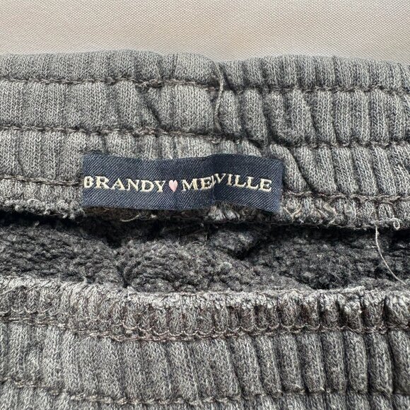 Brandy Melville Gray Fleece Shorts - Picture 3 of 3